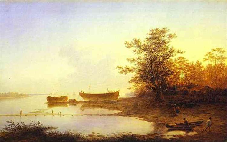 Sunrise. In the Suburbs of St. Petersburg, 1832 - Maxim Vorobiev
