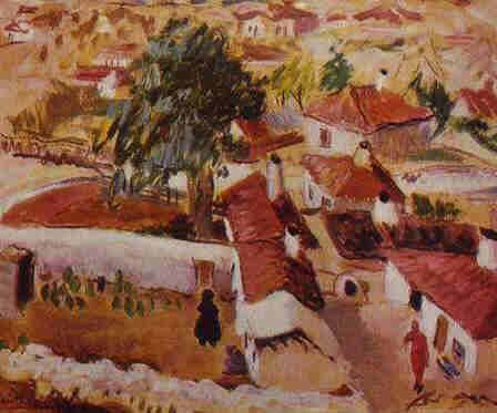 Balchik Landscape, 1936 - Micaela Eleutheriade