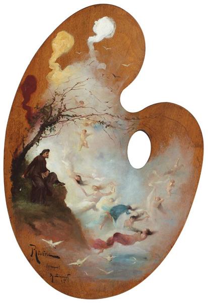 Reverie (The Dream of the Monk), 1891 - Мишель Симониди