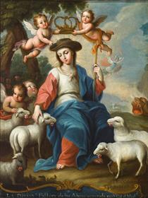 The Divine Shepherdess - Мігель Кабрера