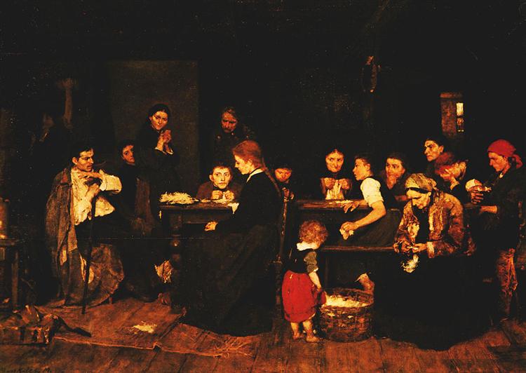 Pluckmakers, 1871 - Mihály von Munkácsy