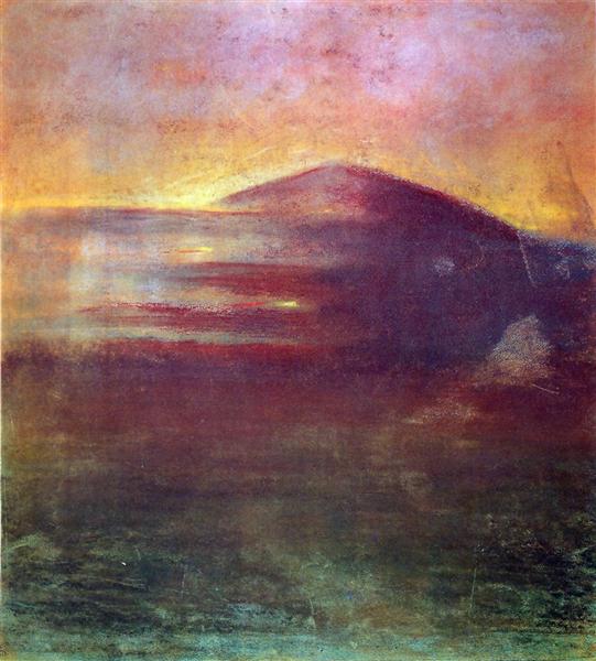 Sunset, 1904 - Mikalojus Konstantinas Ciurlionis