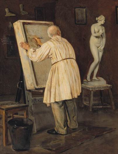Old painter, 1884 - Mikhail Nesterov