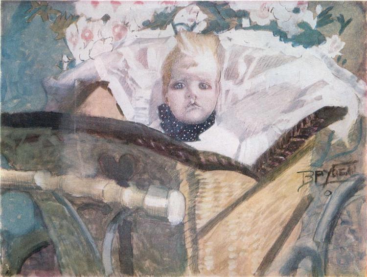 Artist's son, 1901 - Mikhail Vrubel