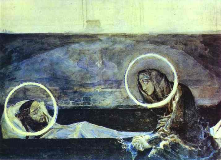 Pieta, 1887 - Mikhail Vrubel