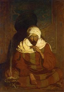 A Hindu Mystic - N.C. Wyeth
