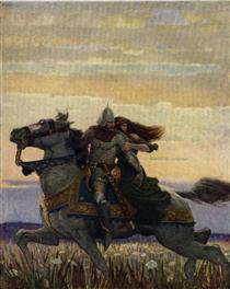 Launcelot and Guenevere - N. C. Wyeth