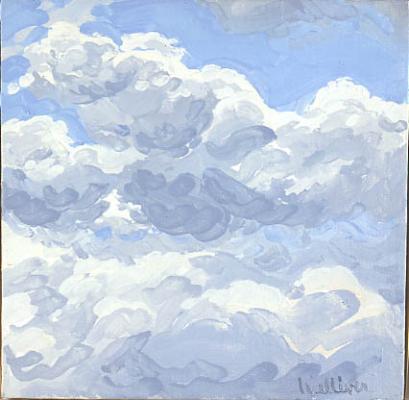 Study for Clouds II, 1979 - Нил Уэлливер