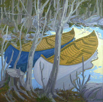 Two Canoes - Neil Welliver