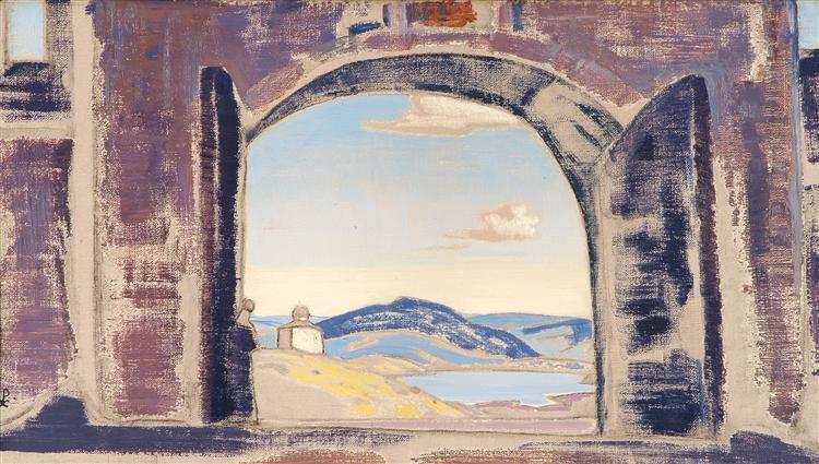 And we are opening the gates, 1924 - Nikolái Roerich