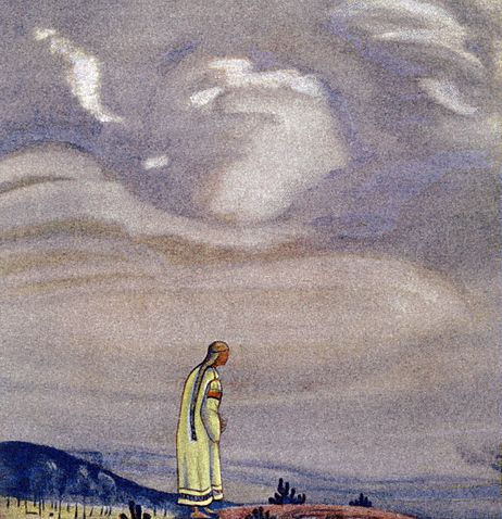 By the edge, 1915 - Nikolai Konstantinovich Roerich