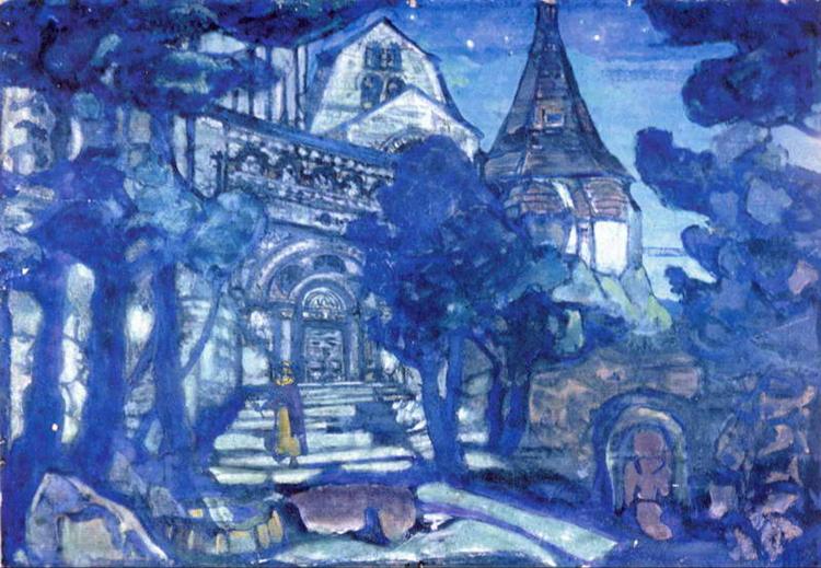 Castle of King Mark, 1912 - Nikolái Roerich