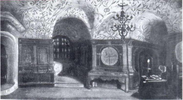 Chamber of Golitsyn, 1919 - Nikolái Roerich
