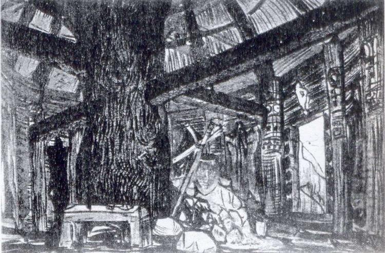 Dwelling of Gunding, 1907 - Nicholas Roerich