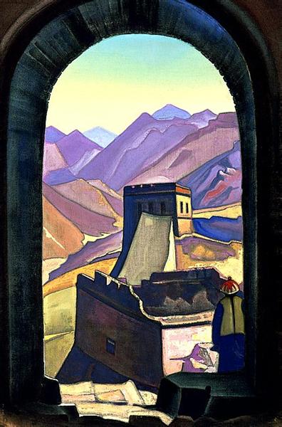 Great Wall of China, 1938 - Nicolas Roerich