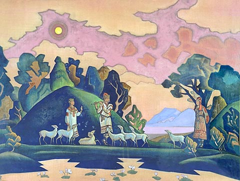 Krishna-Lel, 1932 - Nikolai Konstantinovich Roerich