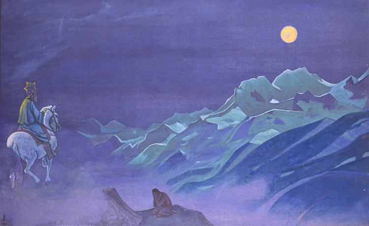 Oirot Messenger of the White Burkhant, 1925 - Nicolas Roerich