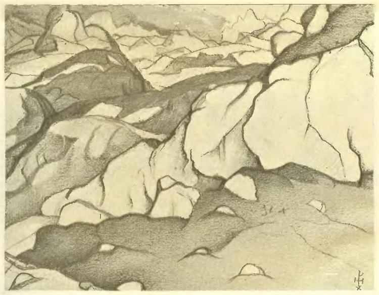 Rond rocks, 1911 - Николай  Рерих