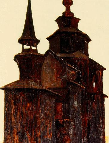 Rostov Veliky. Church on Ishna, 1903 - Nikolái Roerich