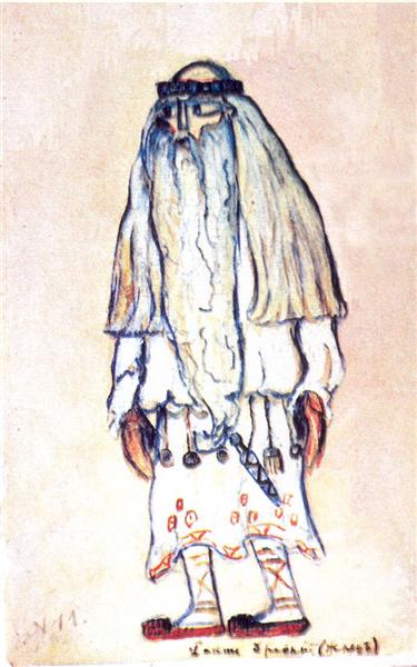 Жрец, 1913 - Николай  Рерих