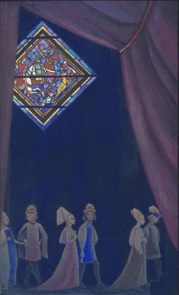 Shadows of the past, 1937 - Nicolas Roerich