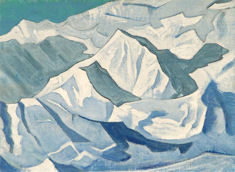 Snowy lift, 1924 - Nicholas Roerich