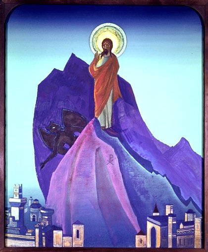 Temptation of Christ, 1933 - Nicholas Roerich