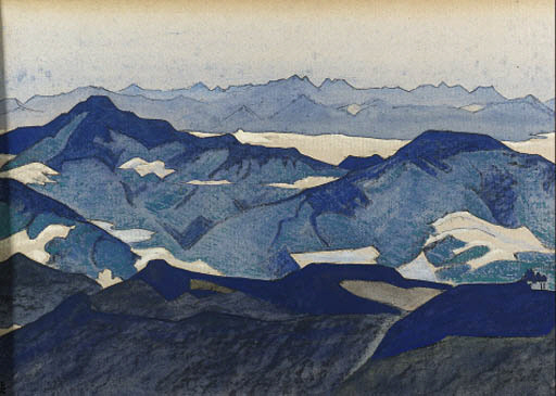 View of Jelar La - Nicolas Roerich