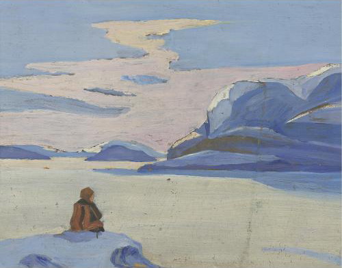 Waiting, c.1917 - Nicholas Roerich