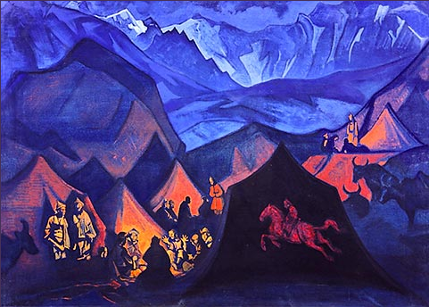 Whispers of Desert (Story about New Era), 1925 - Nikolai Konstantinovich Roerich