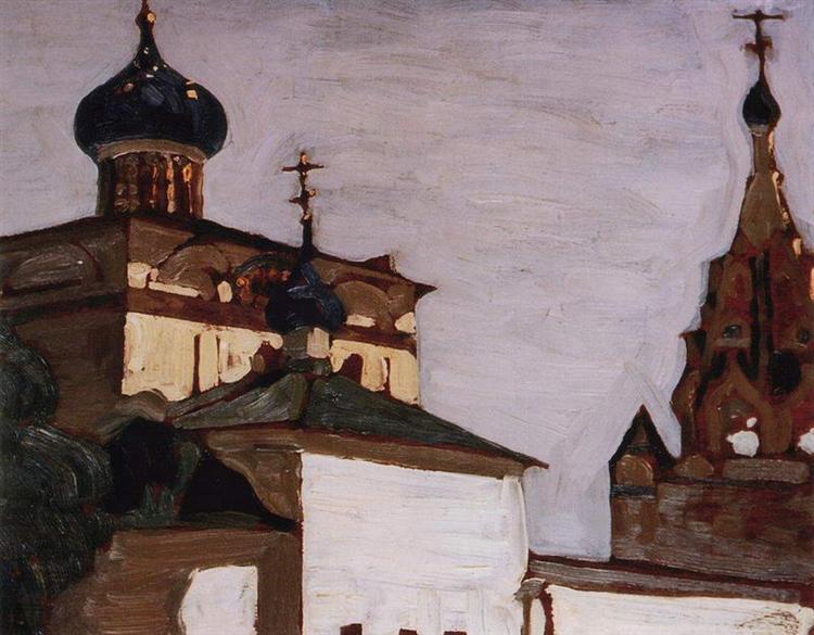 Yaroslavl. Church of Nativity., 1903 - Nicholas Roerich