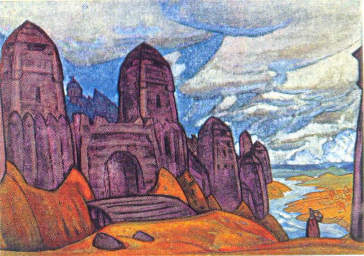Yaroslavna's Lament, 1914 - Николай  Рерих
