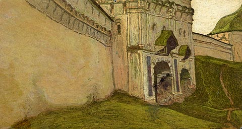 Zvenigorod. Holy Gate., 1904 - Nikolái Roerich