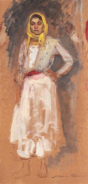 Gipsy Woman, 1920 - Nicolae Vermont