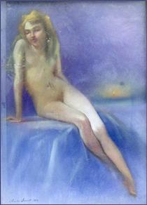 Nude sitting - Николае Вермонт