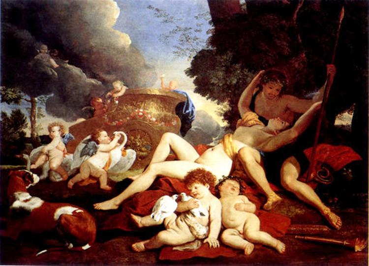 Venus and Adonis, c.1624 - Nicolas Poussin