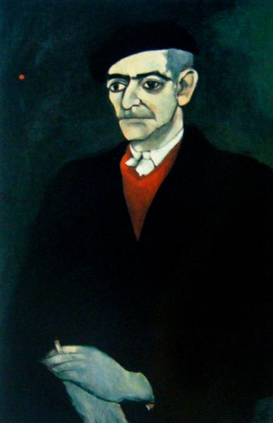 Retrato de Almada Negreiros, 1958 - Nikias Skapinakis