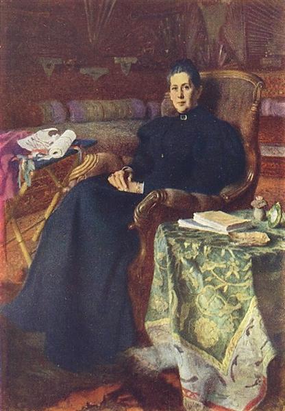Portrait of E.Sheremetieva, 1898 - Nikolaï Bogdanov-Belski