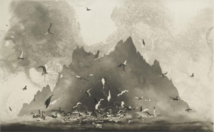 Study of Sunlight, County Kerry, 2008 - Norman Ackroyd