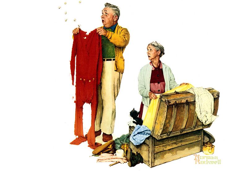 Chilly Reception, 1957 - Norman Rockwell