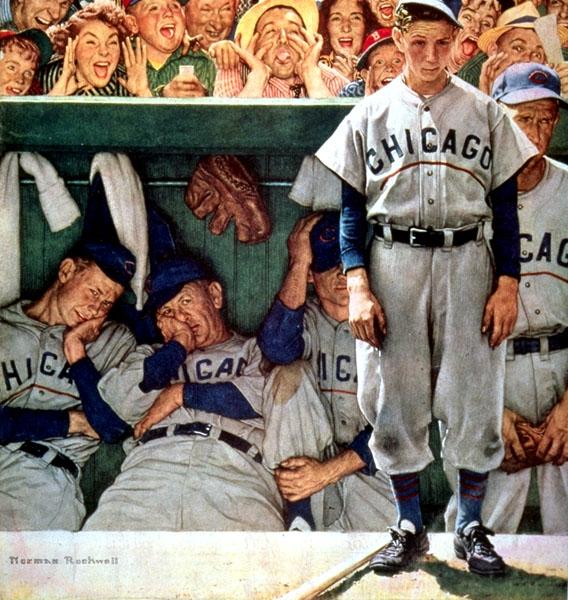 Jeers from Crowd, 1948 - Norman Rockwell