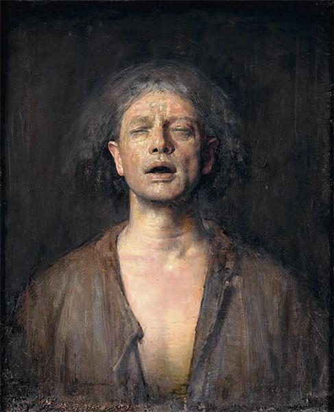 Self Portrait with Eyes Closed, 1991 - Odd Nerdrum