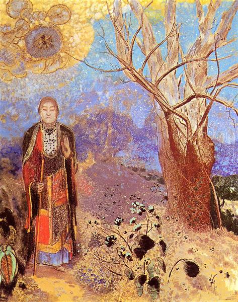 The Buddha, c.1905 - 奥迪隆·雷东