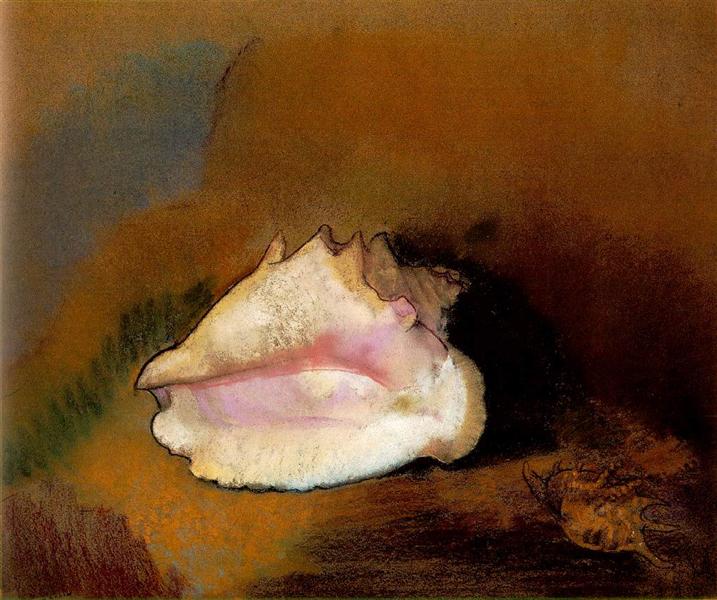 The Seashell, 1912 - 奥迪隆·雷东