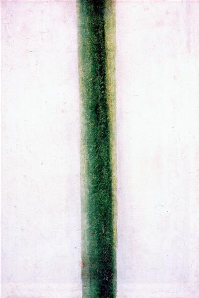 Green Stripe (Color Painting), 1917 - Olga Rozanova