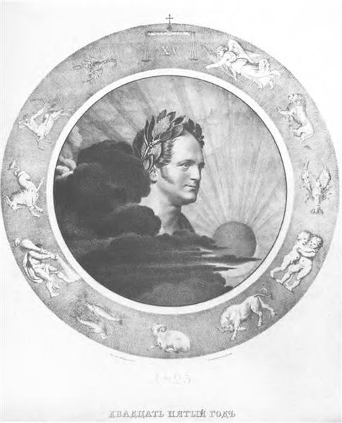 Александр I, 1825 - Орест Кипренский