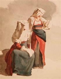 Italian Peasant Girls - Orest Adamowitsch Kiprenski