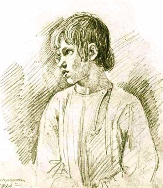 Peasant boy, 1814 - Oreste Kiprensky