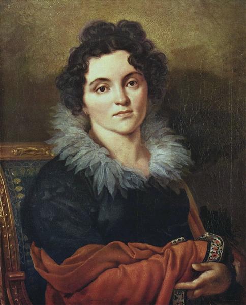 Portrait of Darya Nikolaevna Chvostova, 1814 - Орест Кіпренський