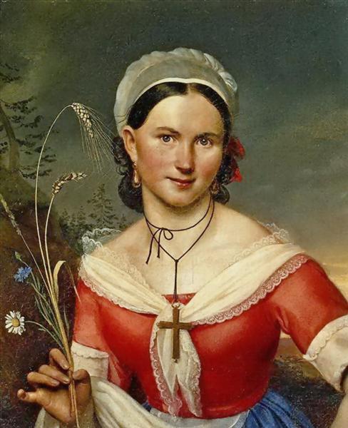 Portrait of Ekaterina Aleksandrovna Telesheva, 1828 - Orest Kiprenski